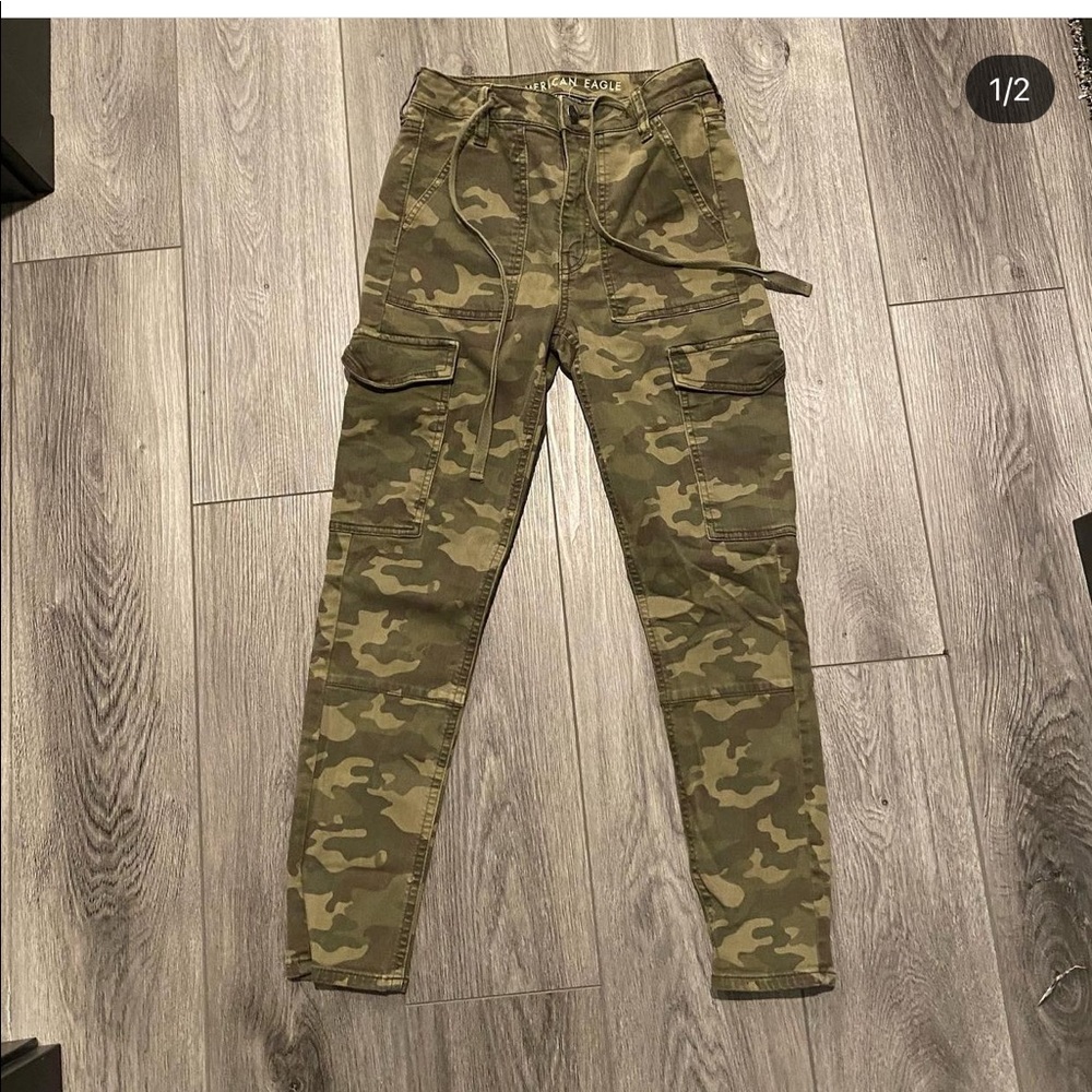 American Eagle super high rise jegging crop